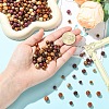 160Pcs 8 Colors Natural Wood Beads WOOD-YW0001-88-4