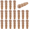 10Pcs Unfinished Wood Puppet WOOD-GF0002-42B-7
