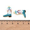 Printed Brass Pendants KK-CBA42CA-09G-06-3