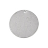 304 Stainless Steel Stamping Blank Tag Pendants STAS-M090-02P-1