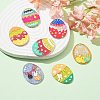 14Pcs 7 Styles Easter Egg Bunny Acrylic Pendants FIND-CJ0001-70-5