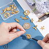 16Pcs 8 Styles Ocean Theme 304 Stainless Steel Pendants STAS-BBC0010-83-3