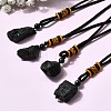 Natural Tourmaline Pendants Necklaces NJEW-B156-01-1