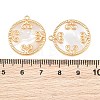 Brass & Natural Shell Pendants SH-CBA7BFE-02A-G-3