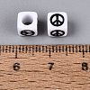 Opaque Acrylic Beads AC-N167-01A-3