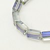 Electroplate Glass Beads EGLA-J023-8x4mm-02-1