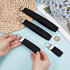 4Pcs 4 Styles Felt Keychain Clasps FIND-GF0009-67-3