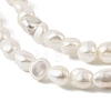Electroplated Shell Pearl Beads Strands BSHE-M036-02B-3