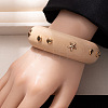 Iron Studded Wooden Statement Bangles WGF1C60-09-1