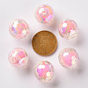 Transparent Acrylic Beads TACR-S152-14B-A01-3