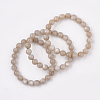 Natural Sunstone Stretch Bracelets BJEW-S138-02C-8mm-2