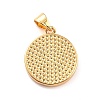 Brass Enamel Pendants KK-P209-03G-01-RS-4