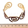 Vortex 304 Stainless Steel Cuff Bangles BJEW-F525-03C-G-3