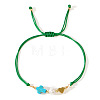 Freshwater Pearl & Turquoise Beads Link Bracelets GE3898-2-1