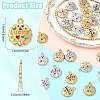 28Pcs 14 Colors Alloy Enamel Charms FIND-YW0011-46-3