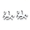 Tarnish Resistant 304 Stainless Steel Charms X-STAS-N092-94-2