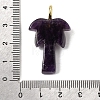 Natural Amethyst Carved Pendants G-C282-04F-3