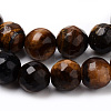 Natural Tiger Eye Beads Strands G-Q462-84-4mm-2