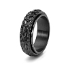 Rotatable Titanium Steel Finger Ring PW-WG50513-18-1