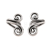 Flower 316 Stainless Steel Non- Piercing Cartilage Earrings AJEW-C044-07B-AS-4