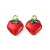 304 Stainless Steel Enamel Pendants STAS-B085-40G-04-1