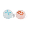 Luminous Enamel Transparent Acrylic Beads TACR-Q013-05A-M-5