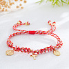 Brass Charm Bracelets OD9746-2-1