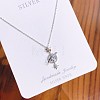 925 Sterling Silver Pendant Necklaces NJEW-BB34802-P-3