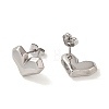 Non-Tarnish 304 Stainless Steel Stud Earring EJEW-C099-07P-3