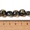 Handmade Dichroic Foil Glass Beads Strands DICH-U001-11I-4