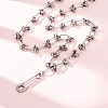 Unisex Vintage 304 Stainless Steel Safety Pin Pendant Necklaces NJEW-C115-09AS-2