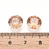 Diamond Shaped Cubic Zirconia Pointed Back Cabochons ZIRC-R004-10mm-04-3