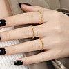 304 Stainless Steel Finger Rings for Couple FS-WG36BBF-05-2