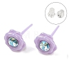 Hypoallergenic Bioceramics Zirconia Ceramic Stud Earrings EJEW-C111-10A-2