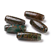 Tibetan Style dZi Beads TDZI-E004-19-2