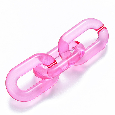 Transparent Acrylic Linking Rings X-OACR-S036-006A-J04-1