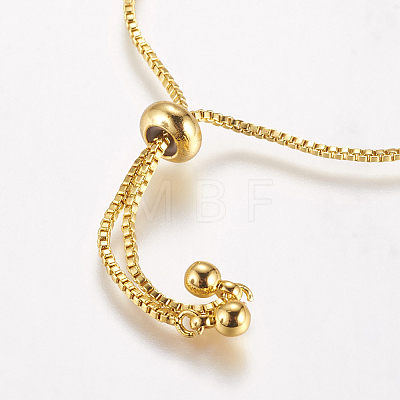 Brass Chain Bracelet Making X-MAK-P007-04-03G-1