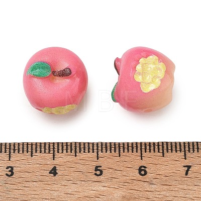 Opaque Resin Imitation Fruit Beads RE-CBA7479-01-1