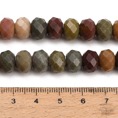Faceted Dyed Natural White Jade Beads Strands GG-CBAE966-01B-G-1