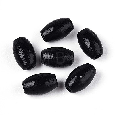 Spray Painted Schima Wood Beads WOOD-T032-29B-1