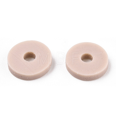 Handmade Polymer Clay Bead Strands CLAY-T002-6mm-80-1