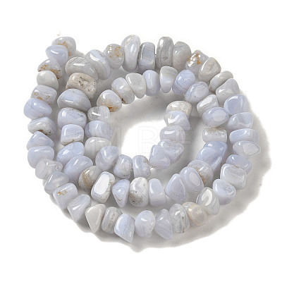 Natural Blue Lace Agate Beads Strands G-NH0017-C02-01-1