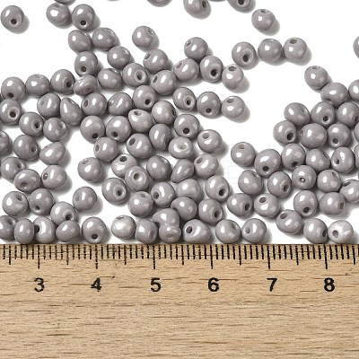 6/0 Opaque Baking Paint Glass Seed Beads X1-SEED-M012-02A-17-1