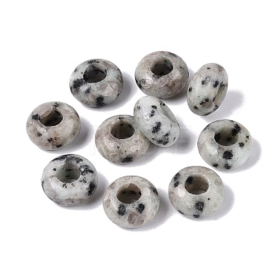 Natural Labradorite European Beads G-N359-17A-06-1
