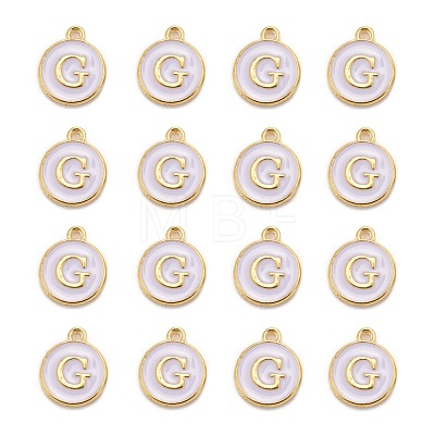 Golden Plated Alloy Charms ENAM-S118-01G-1