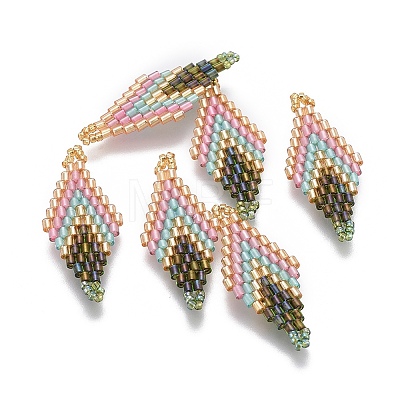 MIYUKI & TOHO Handmade Japanese Seed Beads Links SEED-E004-J09-1