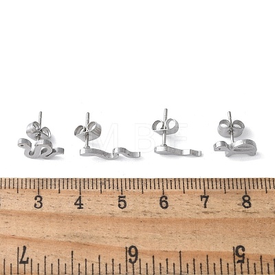 304 Stainless Steel Earring Sets EJEW-S248-03P-1