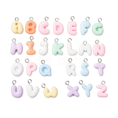 Opaque Resin Pendants FIND-E058-10-1