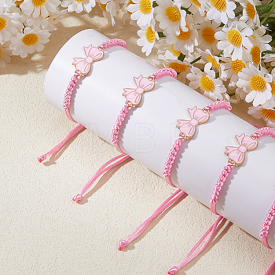 30Pcs Alloy Enamel Link Bracelets BJEW-DC00022-1