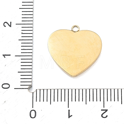 304 Stainless Steel Enamel Pendants STAS-F354-02C-G-1